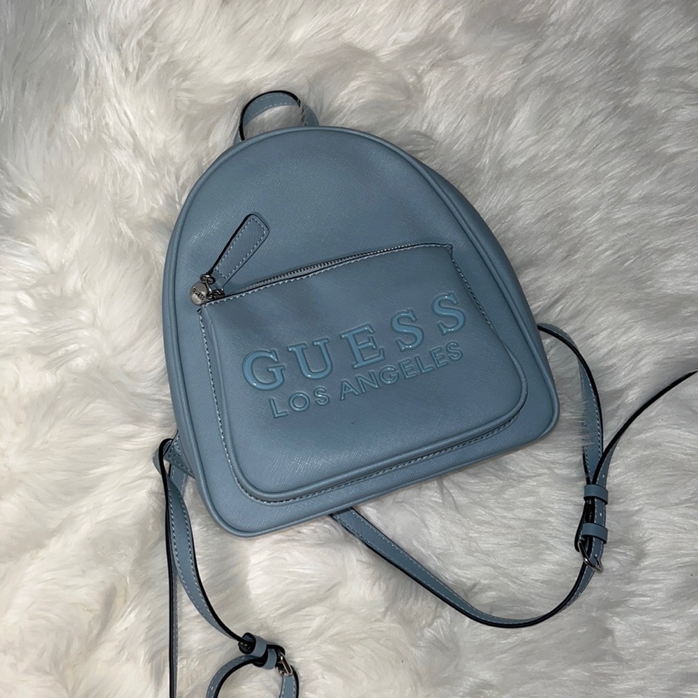 Guess blue backpack